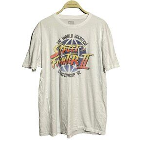 Street Fighter 2 Championship Tshirt Men Size L American Classic 92 Game Combat